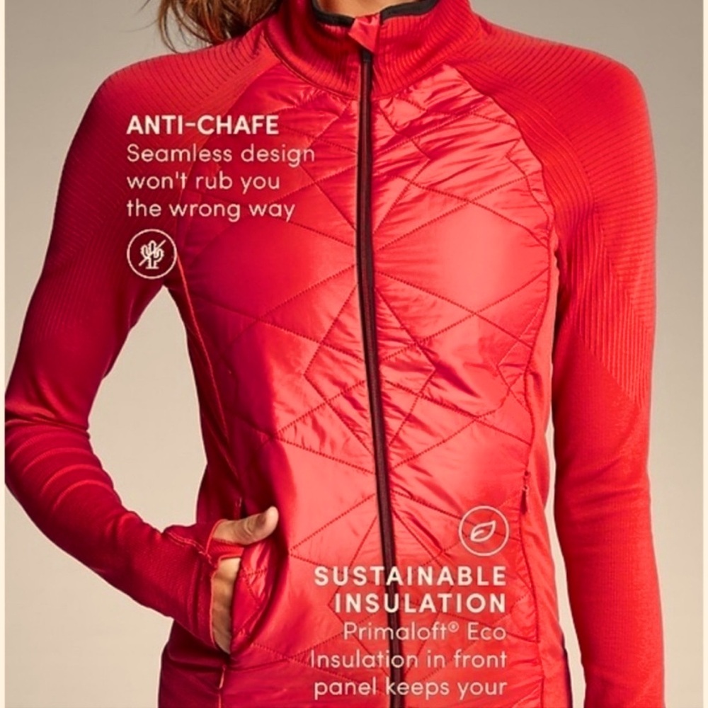 Athleta Insulated Flurry PrimaLoft Full
Zip Jacket - Small